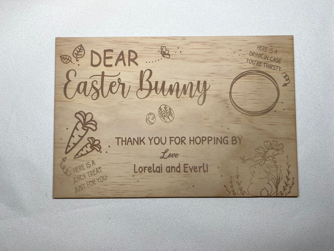 Personalised Easter Bunny Board