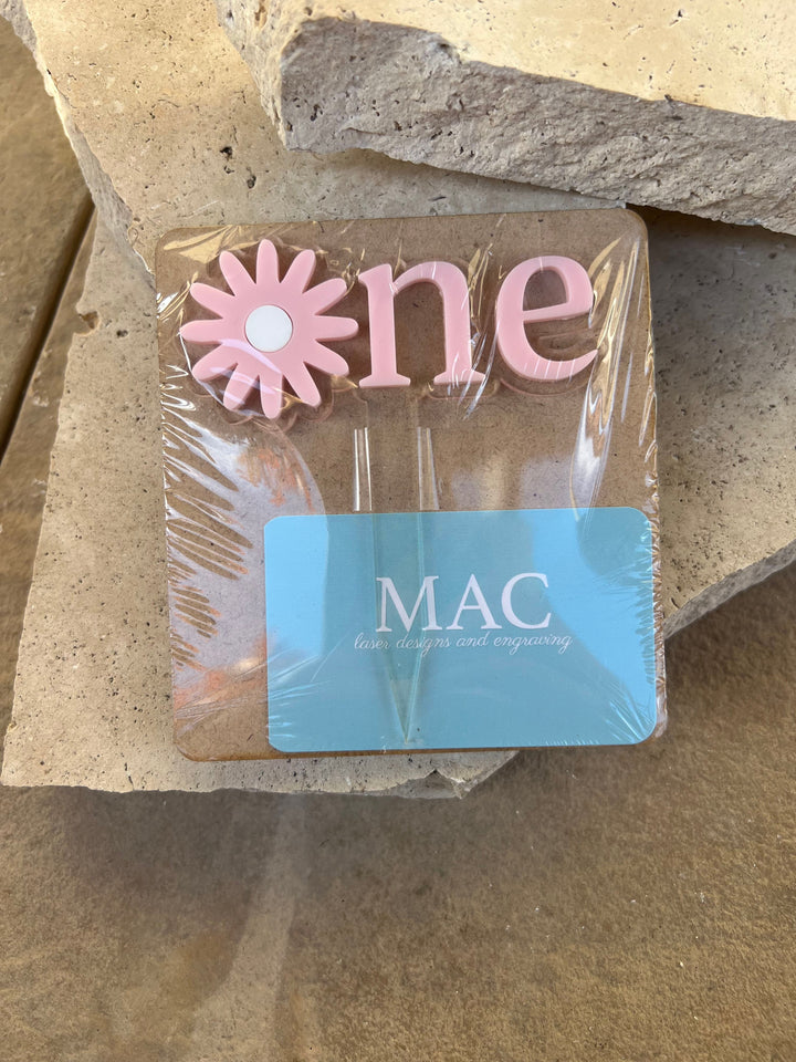 Daisy ONE & TWO Cake Topper