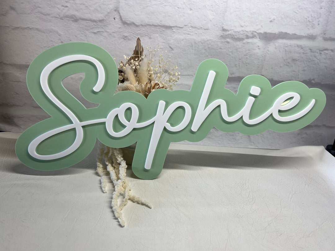 Acrylic 3D Name Signs