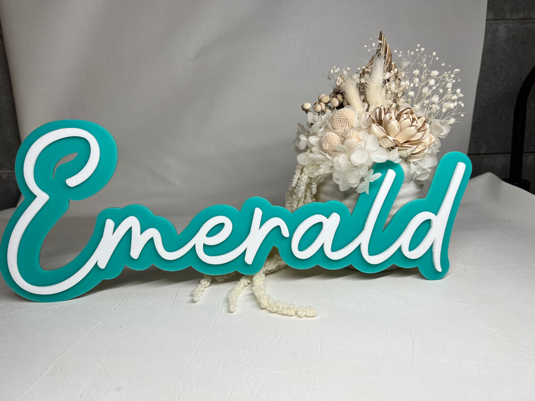 Acrylic 3D Name Signs