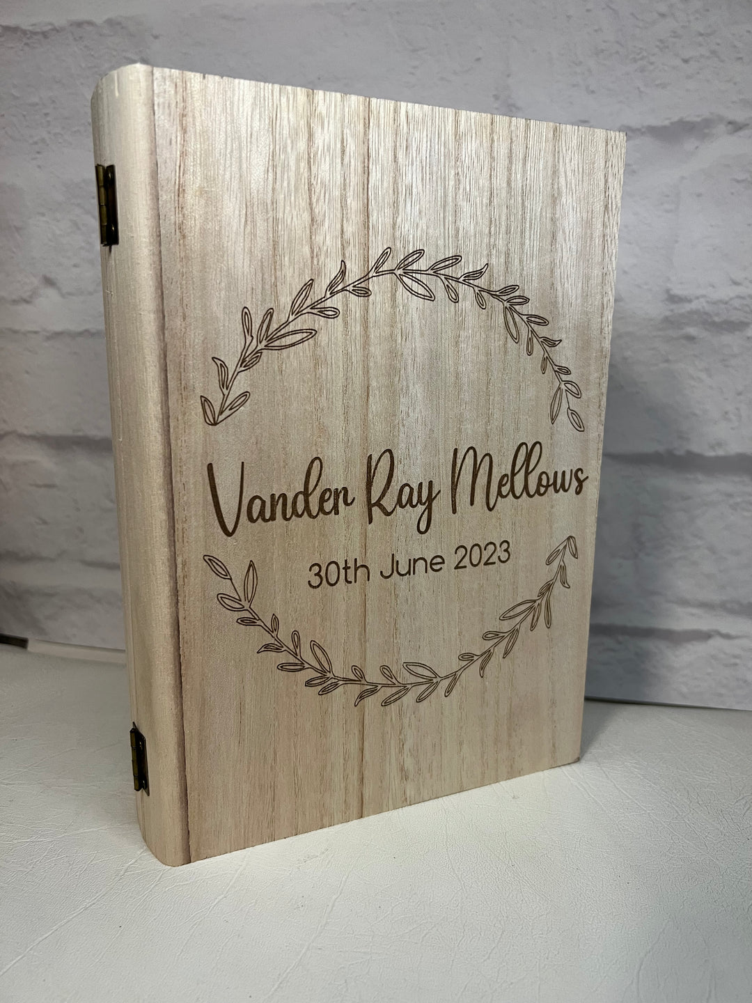 Engraved Personalised Keepsake Memory Box