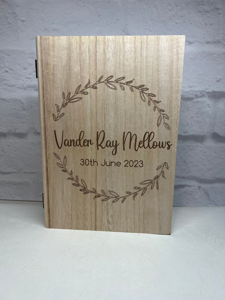 Engraved Personalised Keepsake Memory Box