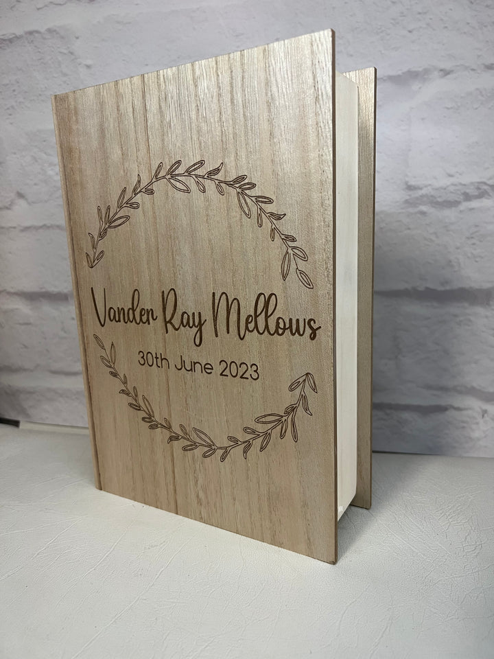 Engraved Personalised Keepsake Memory Box