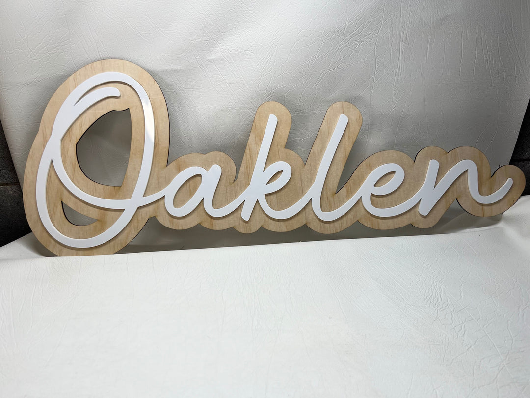 Acrylic 3D Name Signs