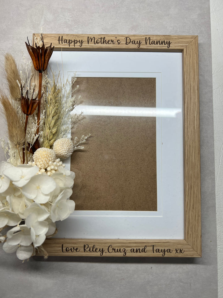 Engraved keepsake photo frame
