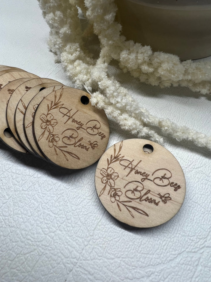Logo Business Wooden Tags