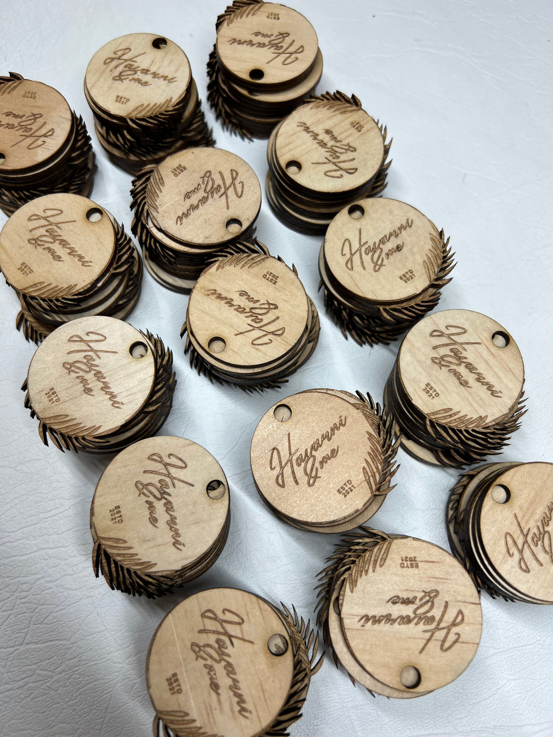 Logo Business Wooden Tags