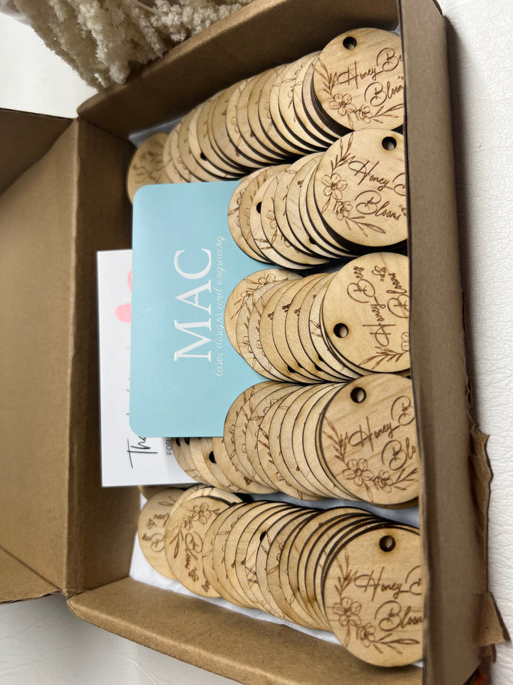 Logo Business Wooden Tags