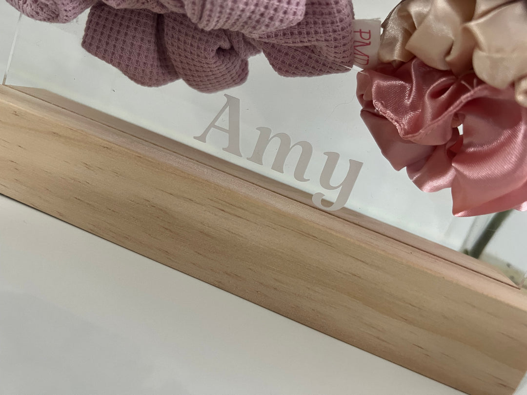 Name Scrunchie Holder -Personalised