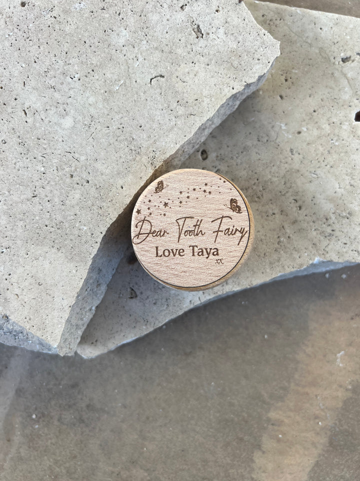 Personalised Engraved tooth fairy box