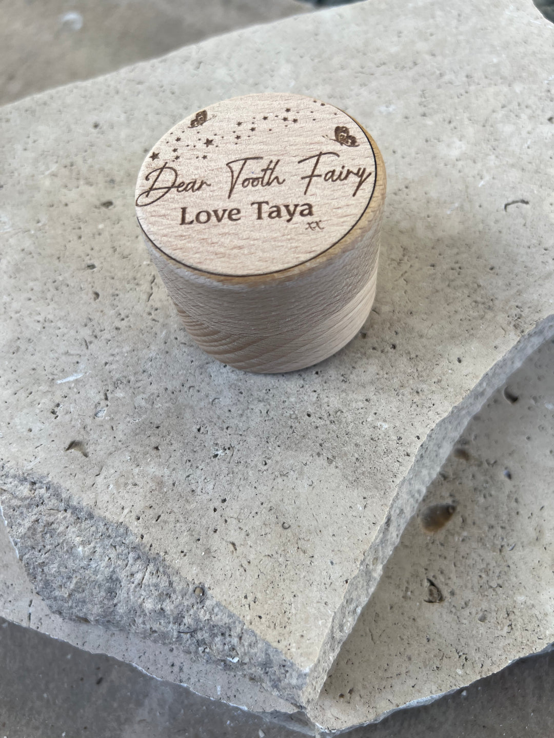 Personalised Engraved tooth fairy box