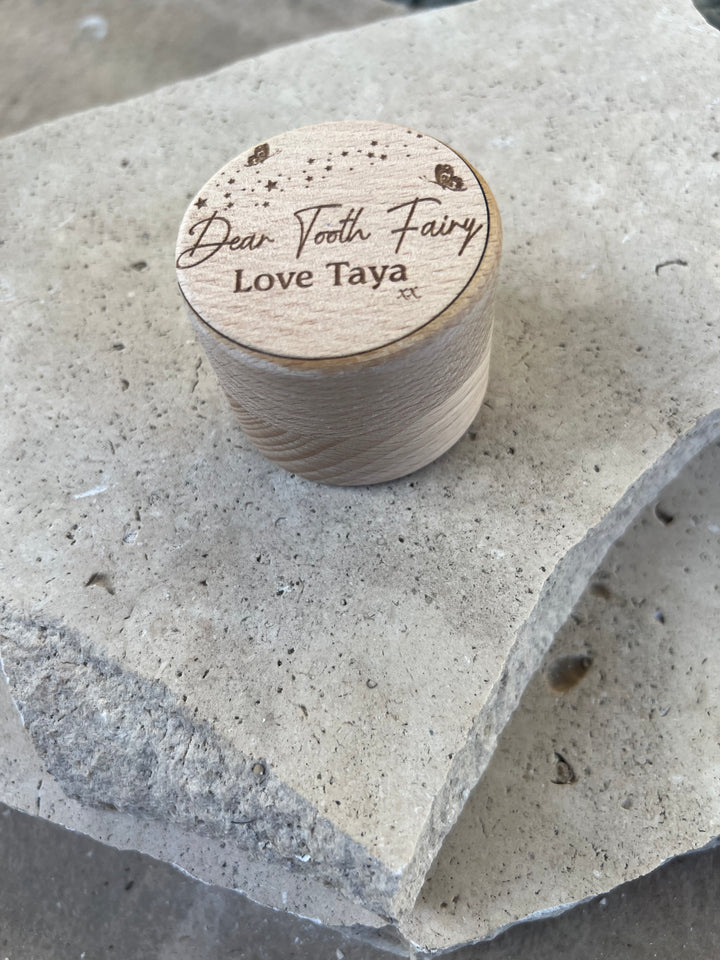 Personalised Engraved tooth fairy box