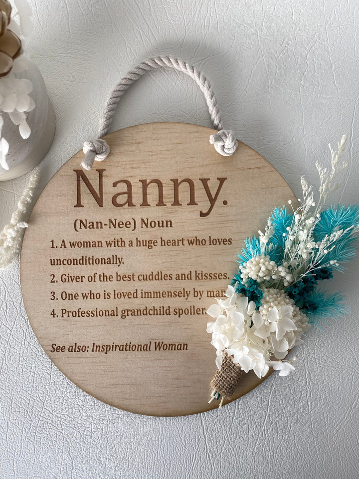 Mothers day circle/arch flower plaque