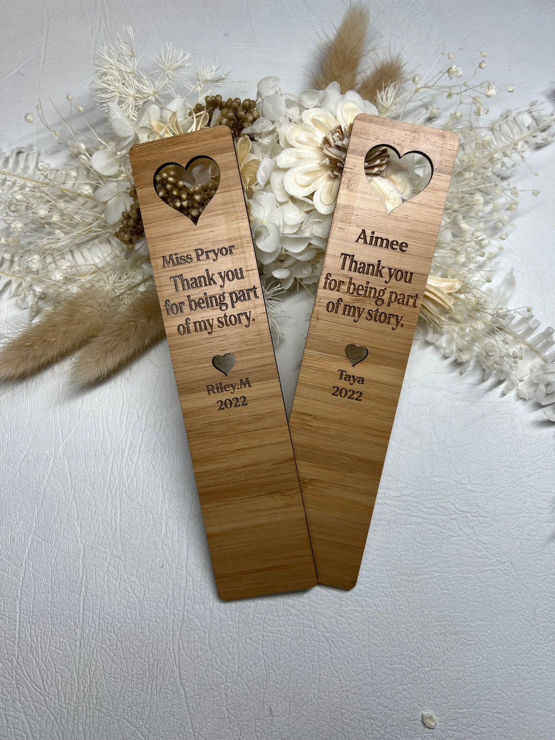 Teacher gift - personalised bookmark