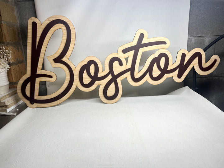 Acrylic 3D Name Signs