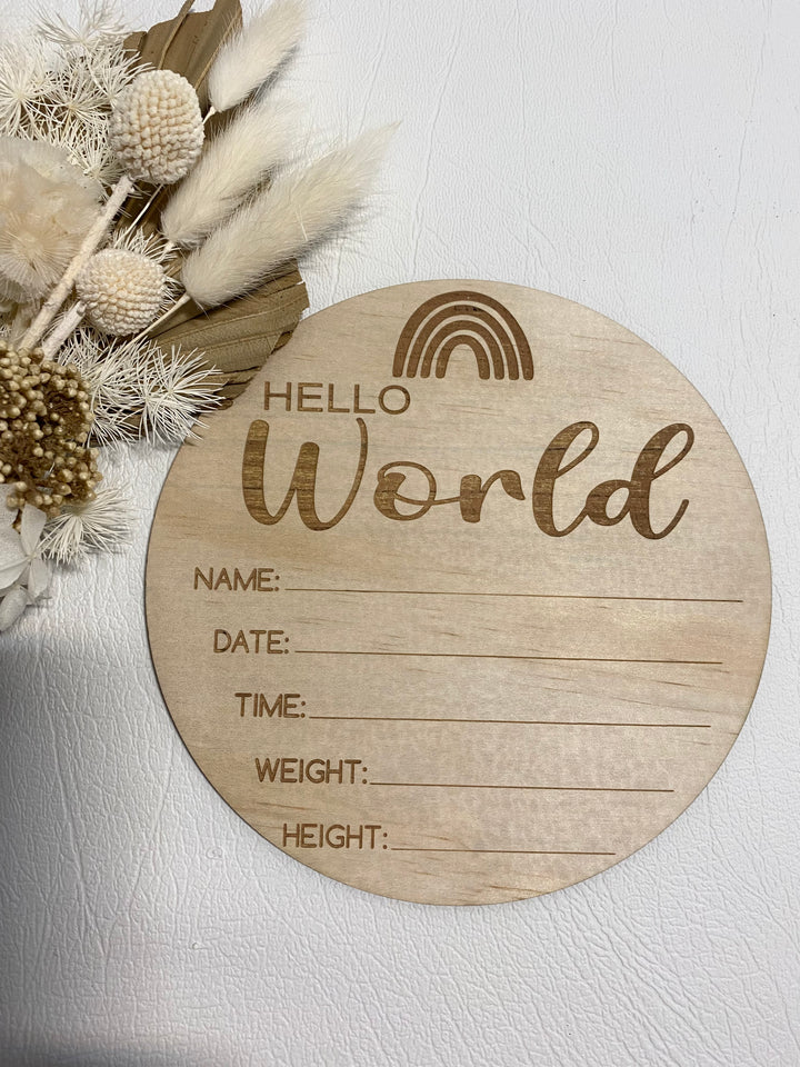 Announcement plaque - Not personalised