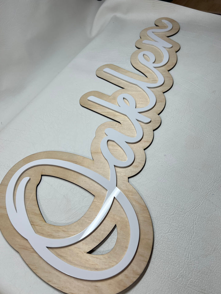 Acrylic 3D Name Signs