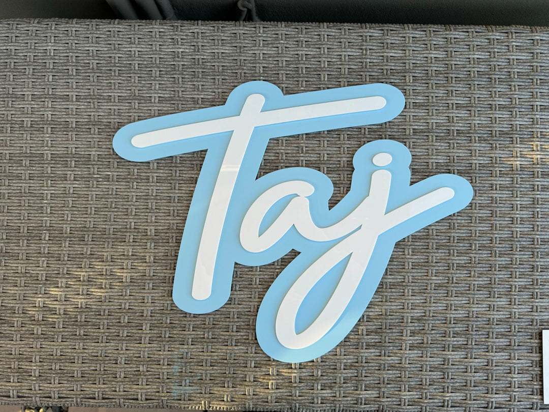 Acrylic 3D Name Signs
