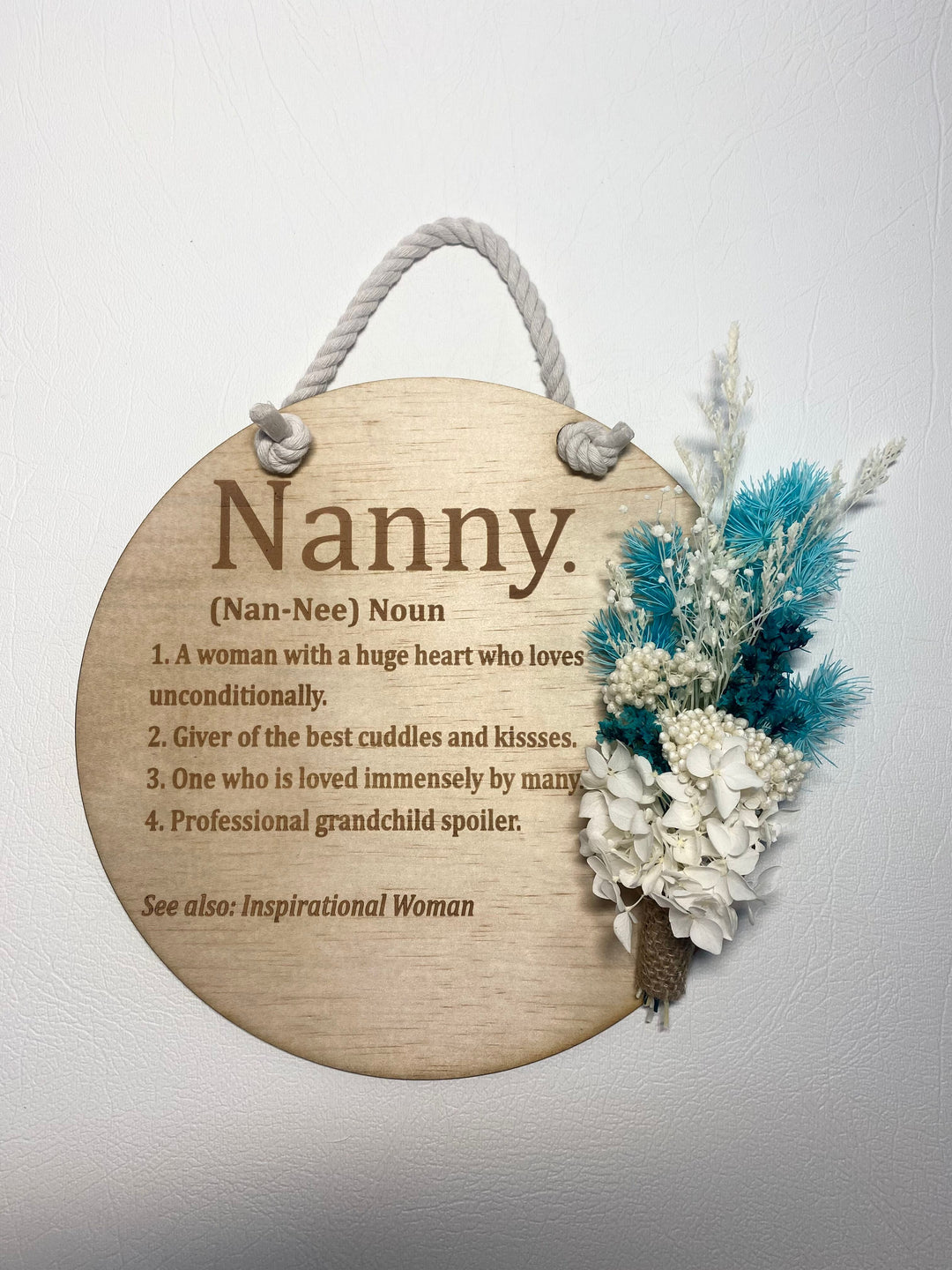 Mothers day circle/arch flower plaque