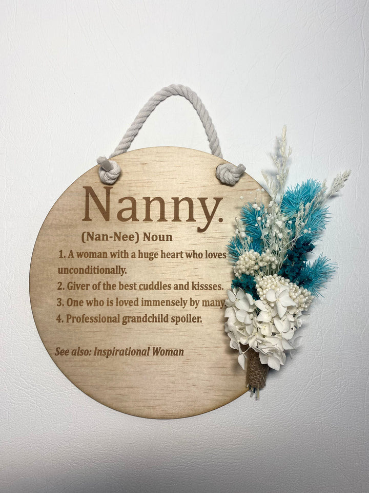 Mothers day circle/arch flower plaque
