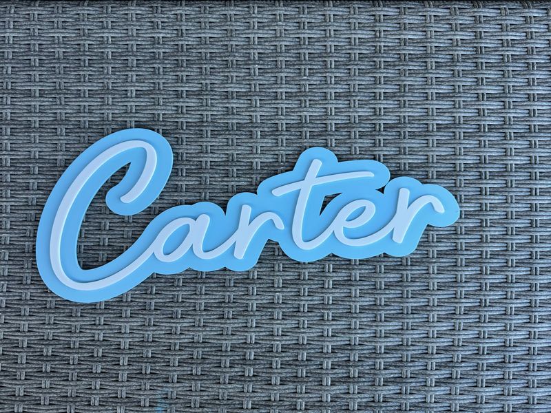 Acrylic 3D Name Signs
