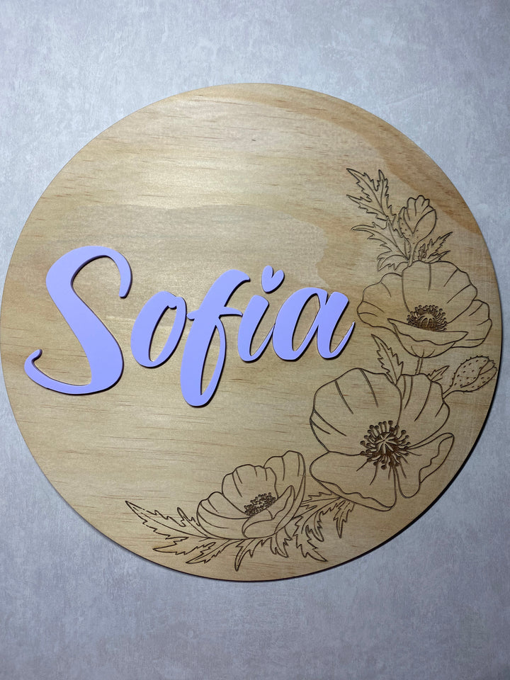 Nursery/Room Name Sign