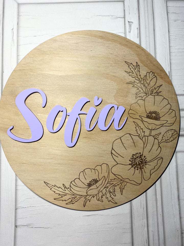 Nursery/Room Name Sign