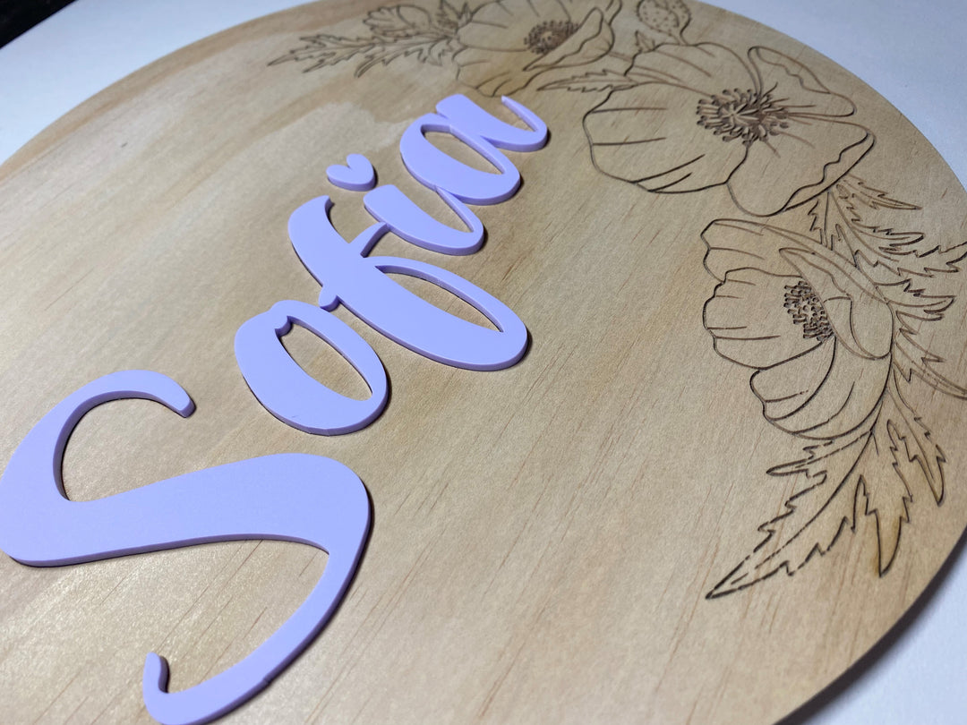 Nursery/Room Name Sign