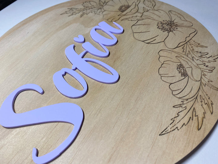 Nursery/Room Name Sign