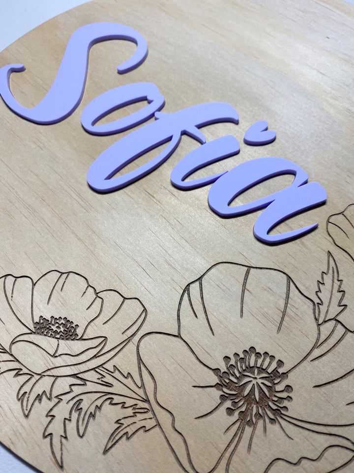 Nursery/Room Name Sign