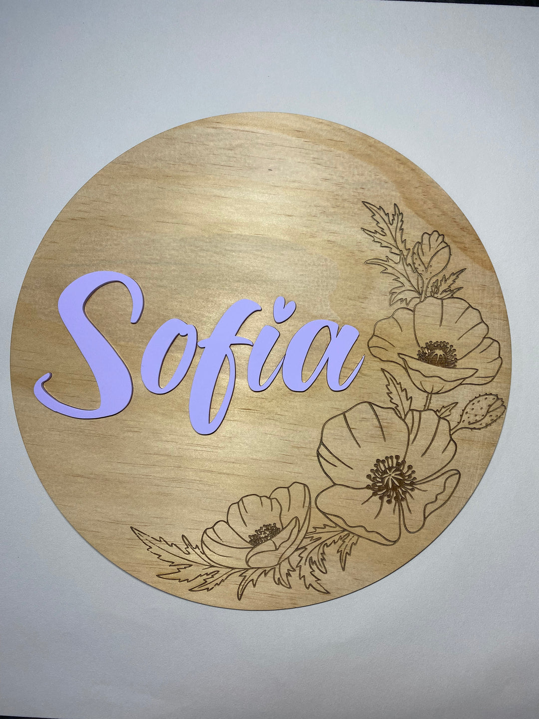 Nursery/Room Name Sign