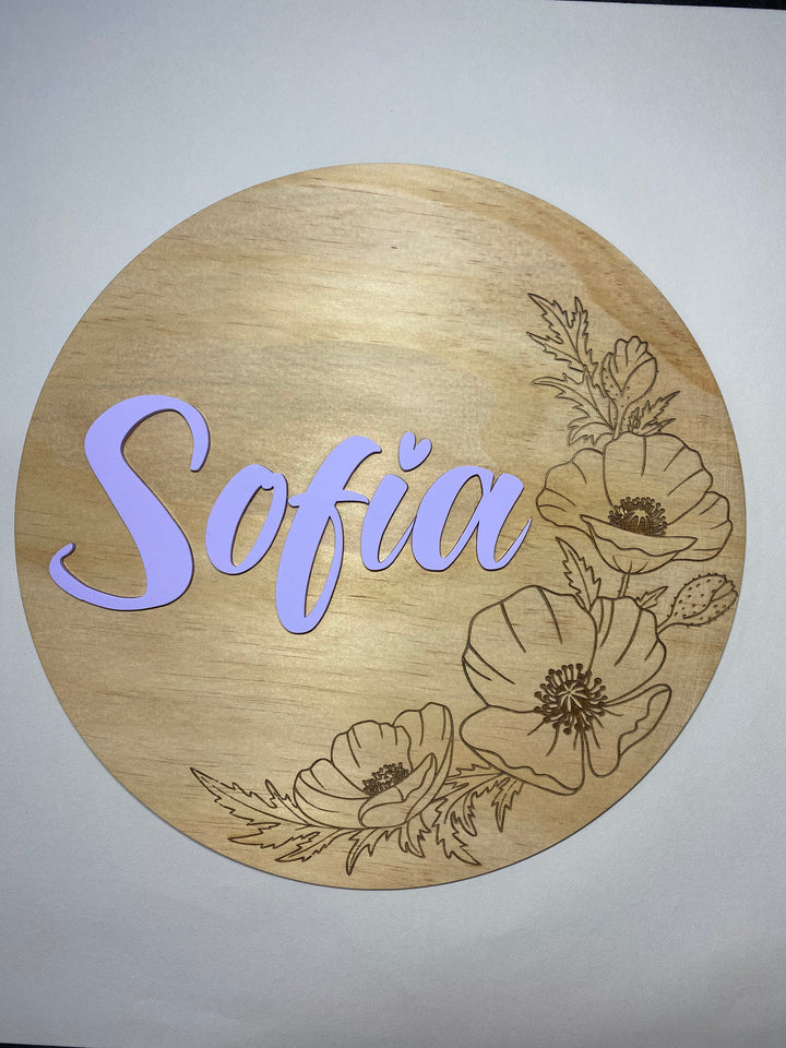 Nursery/Room Name Sign