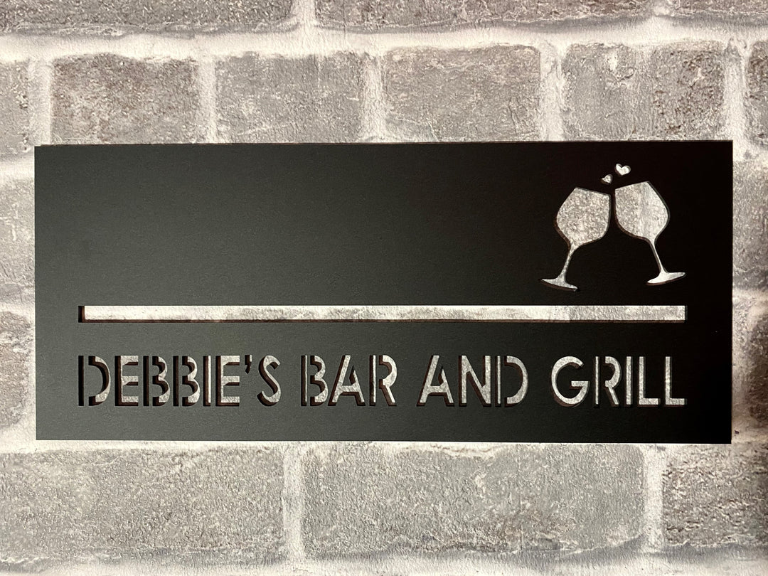 1 colour address sign - rectangle, square, circle option